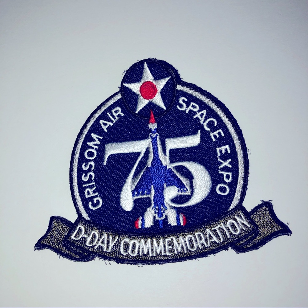 NEW Patch GRISSOM AIR SPACE D-DAY COMMEMORATION